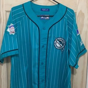 Starter Florida Marlins Aqua Jersey XL Vintage!